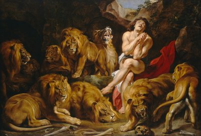 Daniel in der Löwengrube von Peter Paul Rubens